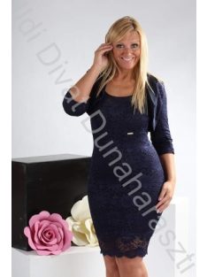 Mystic Day Sötétkék Csipke Komplé