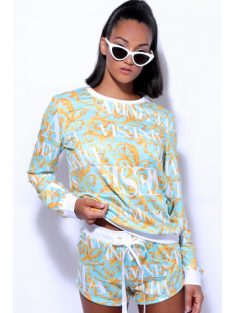 Amnesia Türkiz Drikon Short