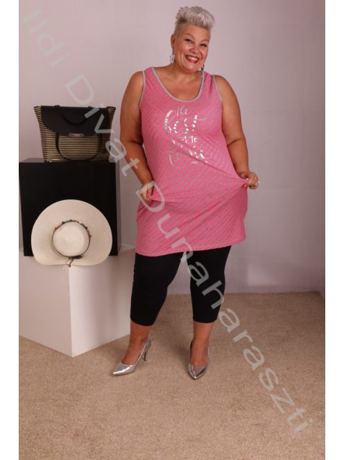 Wannabee Szürke-Pink Léla ruha