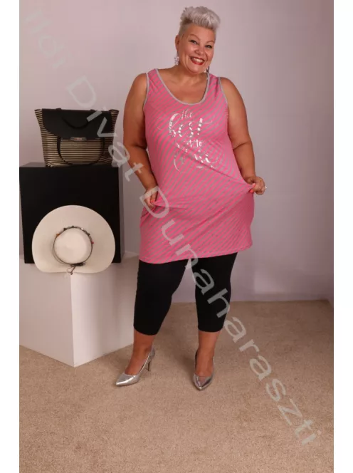 Wannabee Szürke-Pink Léla ruha