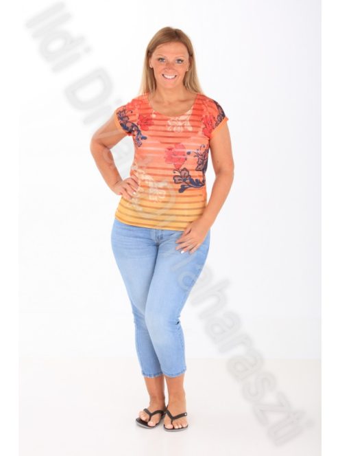 Livello Narancs Virágos Felső