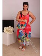 CN-G Piros házikós ruha + táska