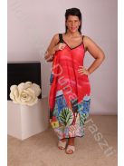 CN-G Piros házikós ruha + táska