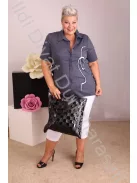 Marisis Sötétkék Csíkos ing