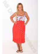 Victoria Maxi Piros-Virágos ruha