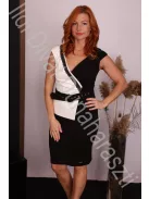 Mystic Day Fekete-Fehér Lenke ruha