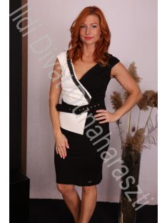 Mystic Day Fekete-Fehér Lenke ruha