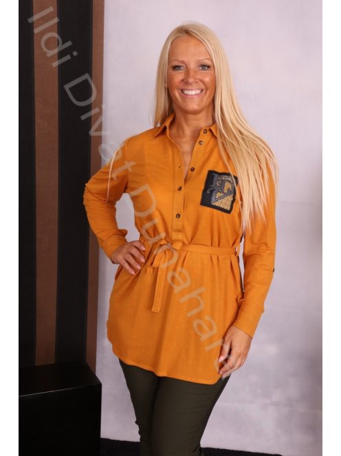 Livello Mustár Kötős ing - 36