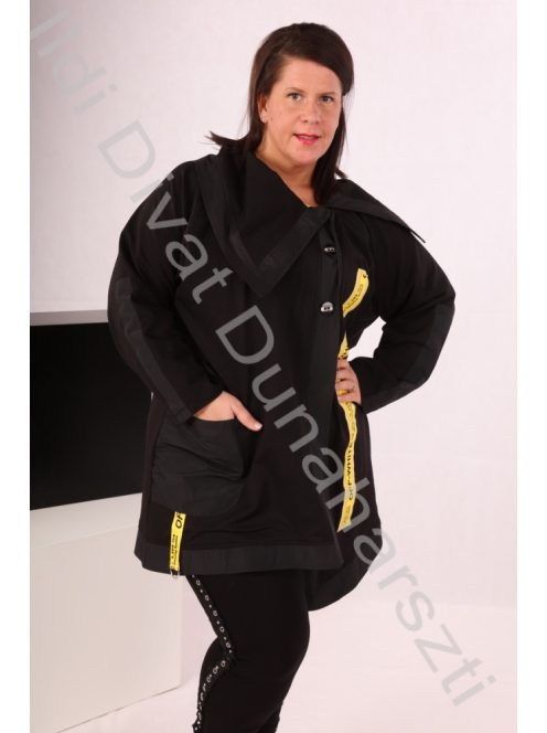 Darkwin hosszított galléros kabátka - XXL