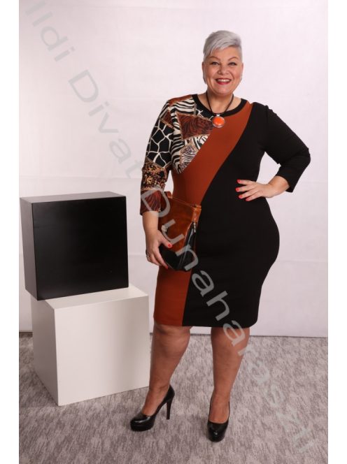 Livello Barna-Arany Mintás Ruha - 42