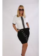 Mystic Day Ekrü-Fekete Izisz Ruha