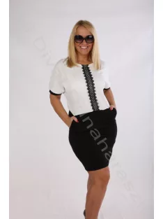 Mystic Day Ekrü-Fekete Izisz Ruha