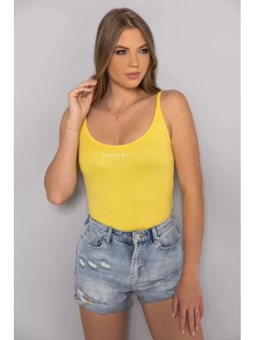 Amnesia Sárga Pinky Top