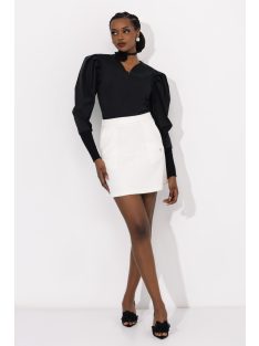 Amnesia Ekrü Bond Szoknya