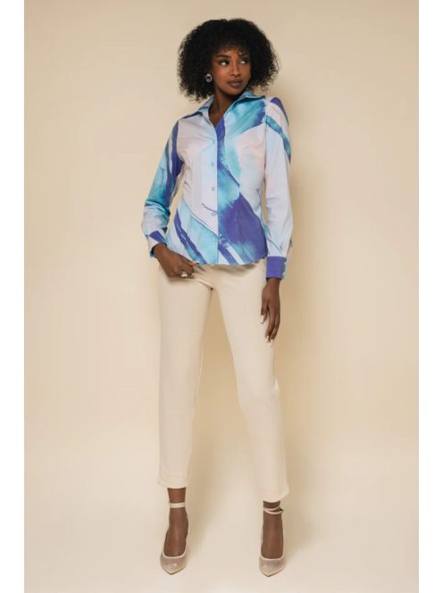 Amnesia Kék Mintás Zonda Ing-M