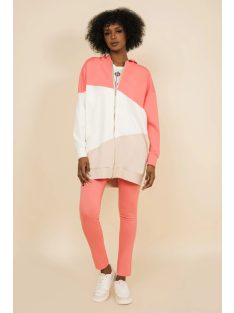 Amnesia Lazac-Ekrü-Beige Slakta Kardigán