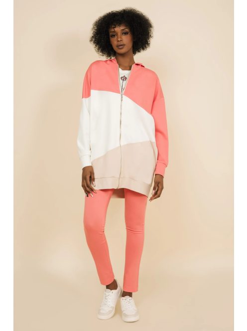 Amnesia Lazac-Ekrü-Beige Slakta Kardigán