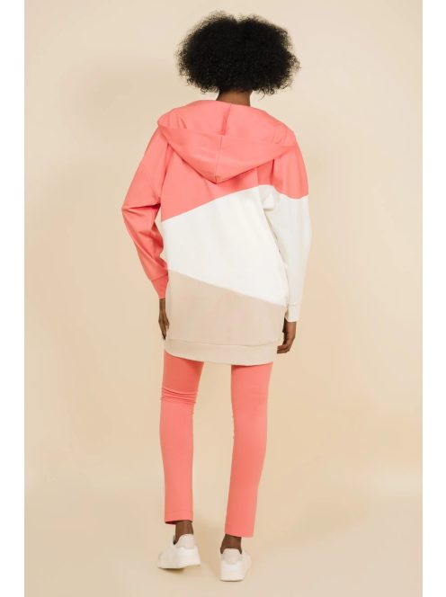 Amnesia Lazac-Ekrü-Beige Slakta Kardigán