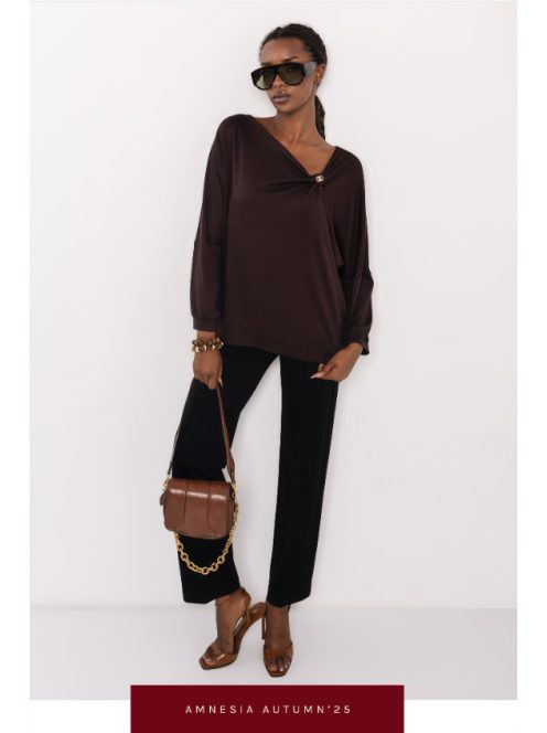 Amnesia Csokibarna Zerin Felső