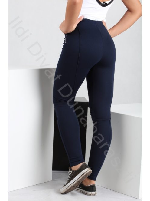 Amnesia Sötétkék Zippes Leggings