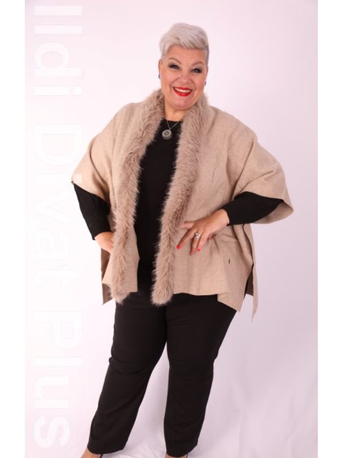 New Collection Beige Nelly Kardigán