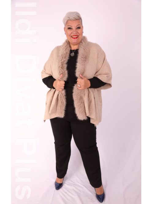 New Collection Beige Nelly Kardigán