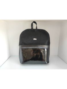 Via Fekete Mintás Lakk Áfra Hátitáska