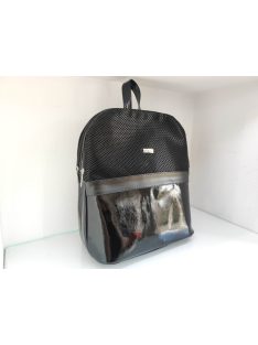 Via Fekete Mintás Lakk Áfra Hátitáska