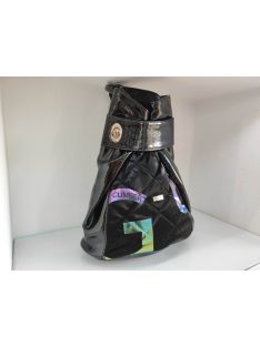 Via Fekete Feliratos Elmira Hátitáska