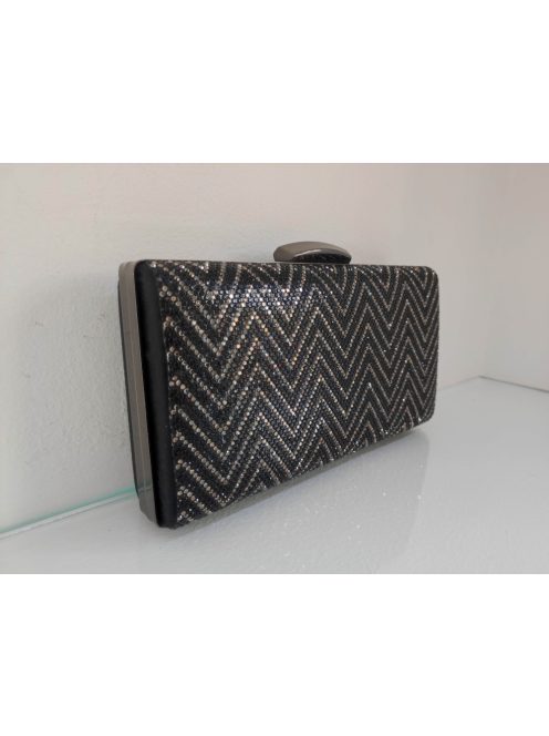 Alkalmi Fekete Strasszos Necla Táska