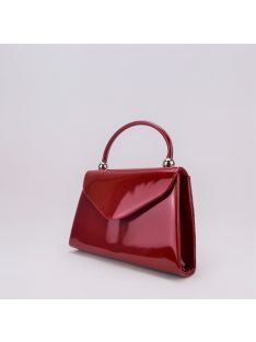 Alkalmi Bordó Lakk Háromszög Kézitáska