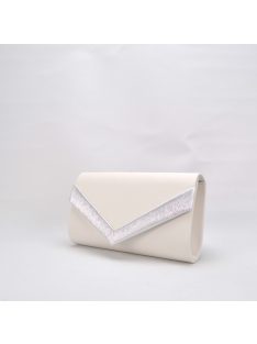 Alkalmi Ekrü-Ezüst Sztilla Táska