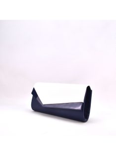 Alkalmi Kék-Fehér Matt Delma Táska