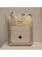 Prestige Fehér-Arany Mimi Táska