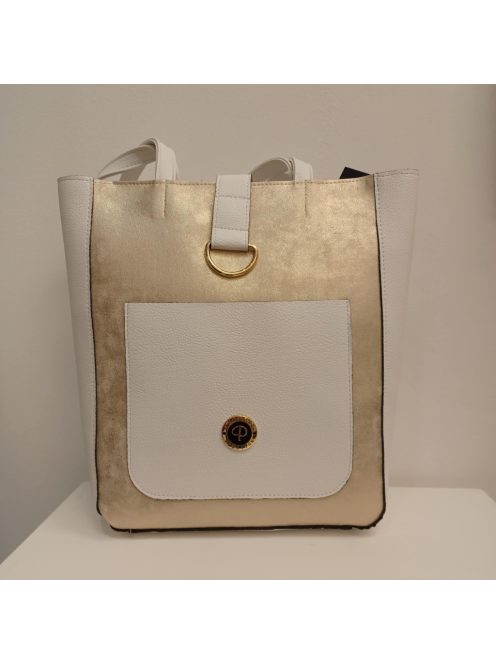 Prestige Fehér-Arany Mimi Táska