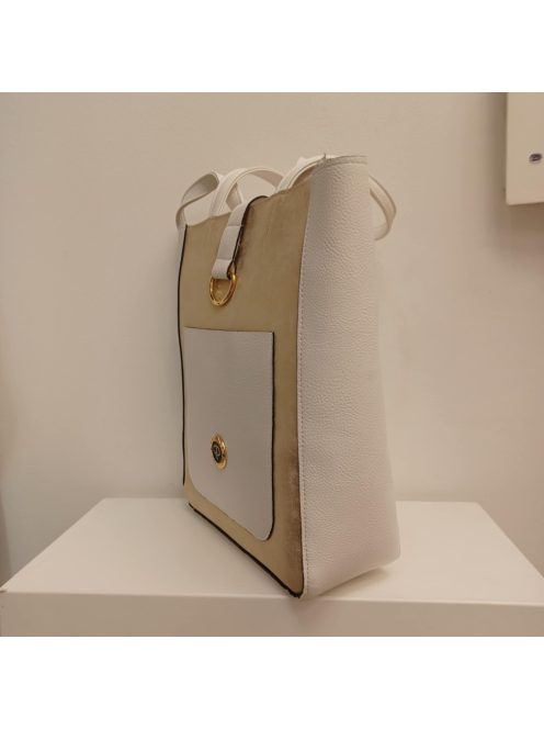 Prestige Fehér-Arany Mimi Táska