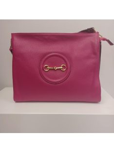 Genuine Leather Fuxia Bőrtáska