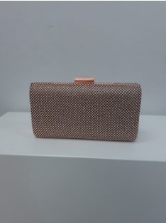 Alkalmi Rosegold Strasszos Mina Táska