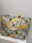 Kék-Citrom-Mintás Nyári Summer Táska