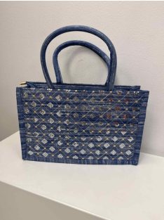 Sőtét-Farmerkék Flitteres Táska