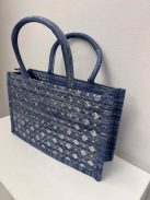 Sőtét-Farmerkék Flitteres Táska