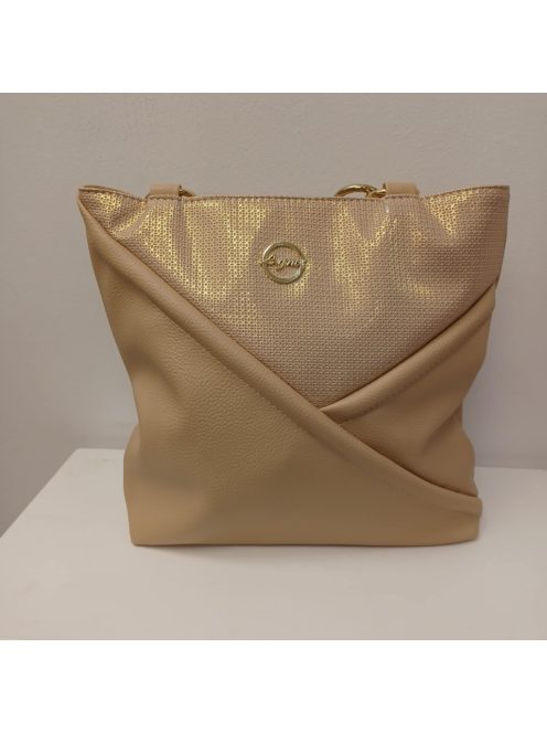 Agnes Beige-Arany Gera Táska