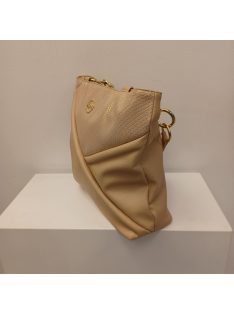 Agnes Beige-Arany Gera Táska