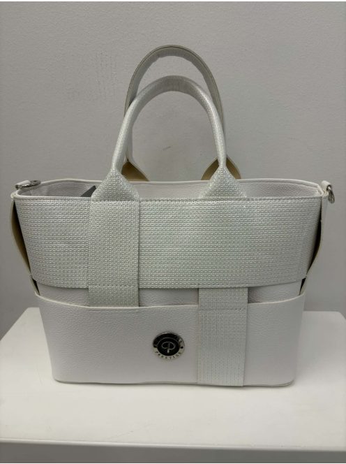 Prestige Fehér-Ezüst Wenna Táska