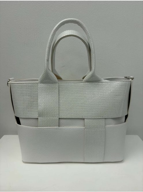 Prestige Fehér-Ezüst Wenna Táska