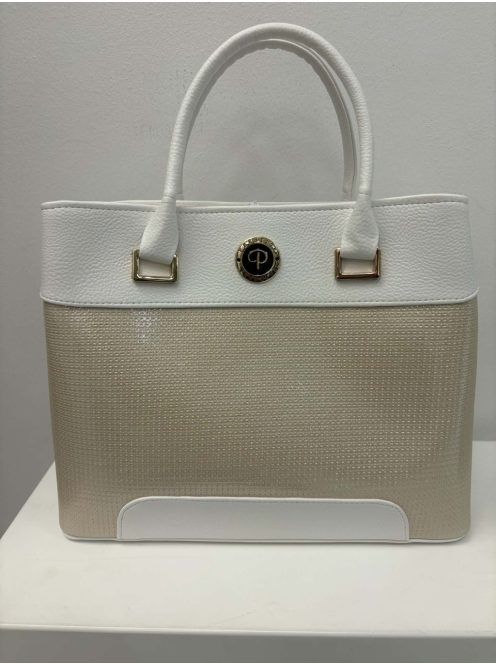 Prestige Fehér-Arany Seba Táska