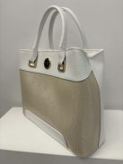 Prestige Fehér-Arany Seba Táska