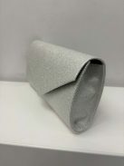 Alkalmi Szemcsés Ezüst Háromszög Táska