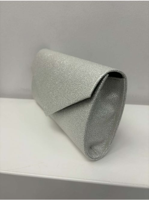 Alkalmi Szemcsés Ezüst Háromszög Táska