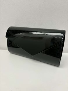 Alkalmi Fekete Lakk Háromszög Táska